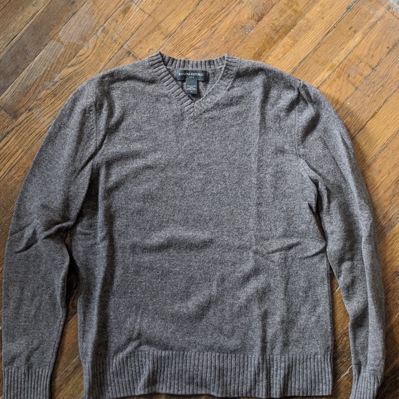 Banana republic - Mens Medium Lambswool V Neck